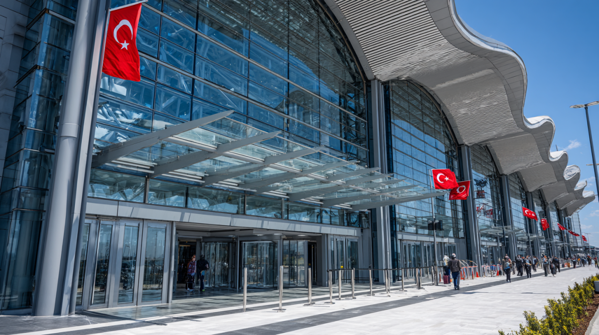 Новый аэропорт Стамбула IST — терминал прилёта, 2026 год