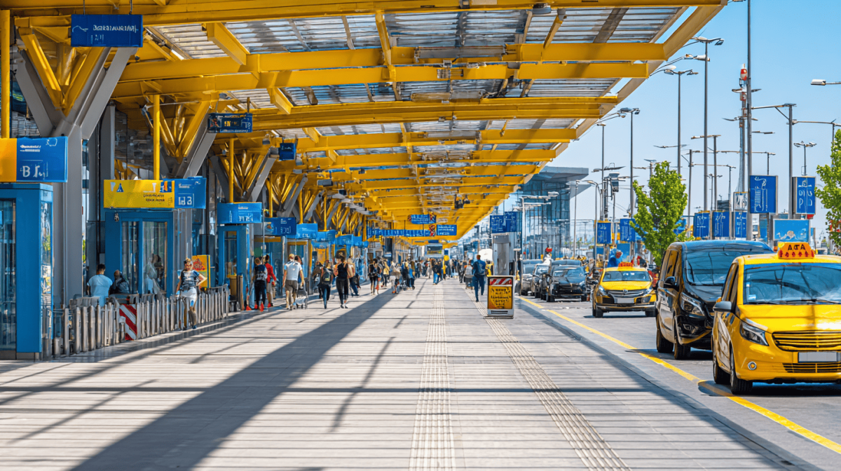 Mercedes V-Class Vip2Go у терминала аэропорта Стамбула — VIP-трансфер с фиксированной ценой €65